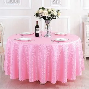 Nappe Ronde Rose Pale