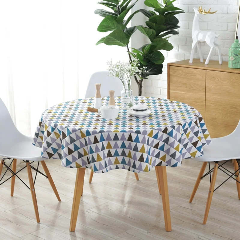 Nappe Ronde Style Scandinave Nappe Ronde Style Scandinave