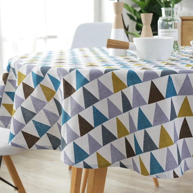 Nappe Ronde Style Scandinave Nappe Ronde Style Scandinave