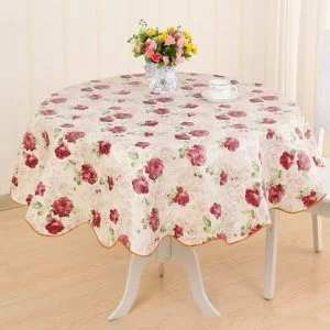 Nappe Ronde Avec Rose Nappe Ronde Avec Rose