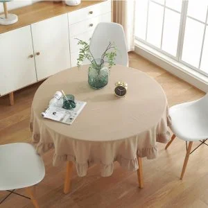 Nappe Ronde Nordique Marron Nappe Ronde Nordique Marron
