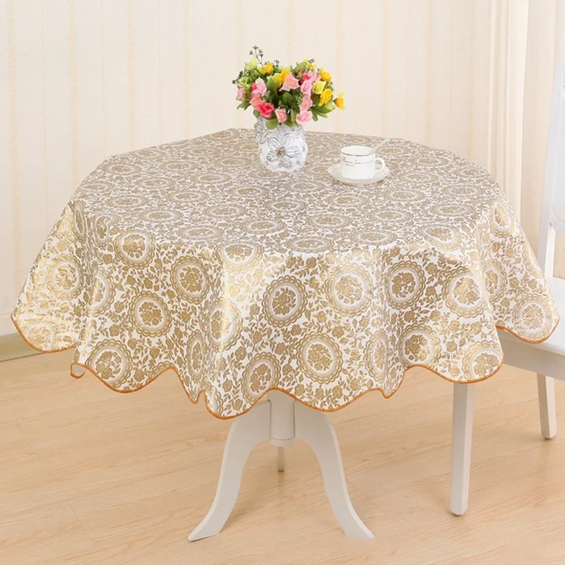 Nappe Ronde Or Anti Tache